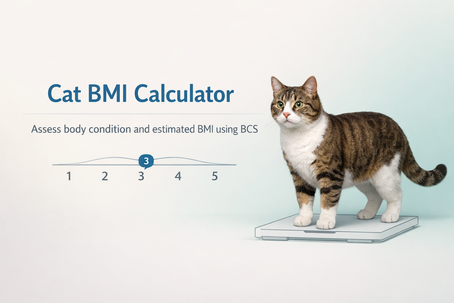Cat BMI Calculator — Is My Cat Overweight? | Free Body Condition Score Tool