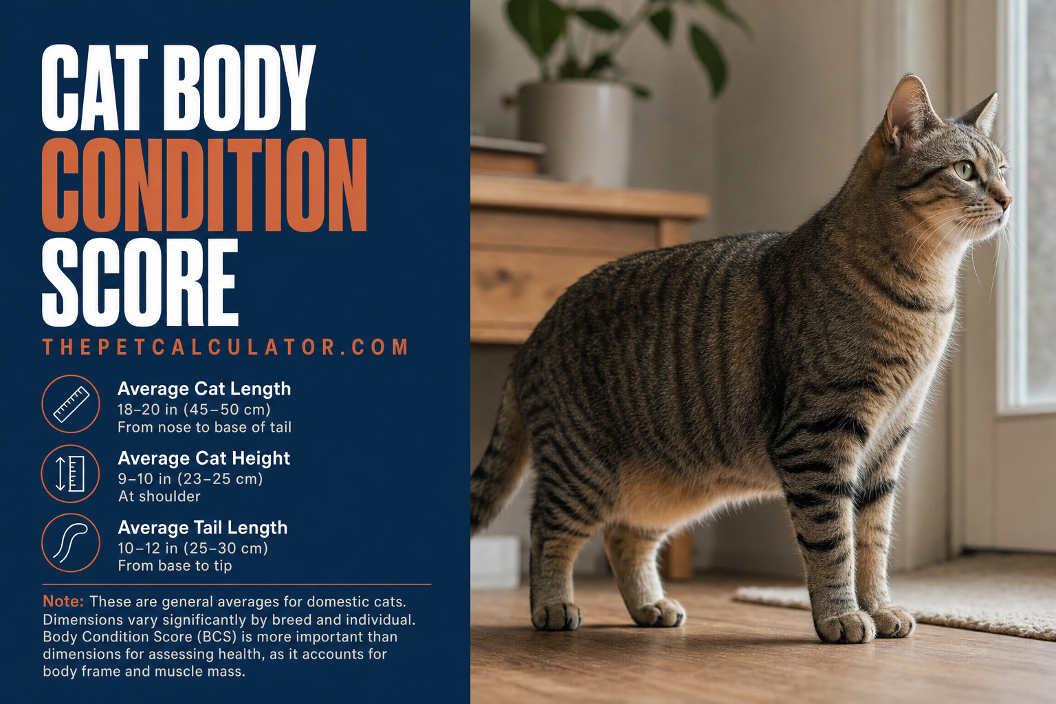 Cat Body Condition Score: Visual Size & Shape Guide | Cat Weight Guide