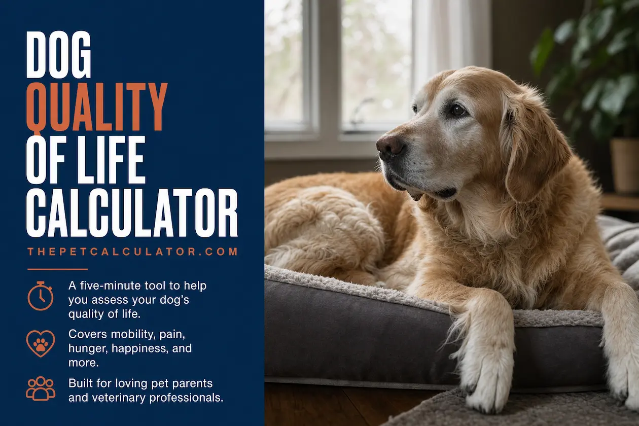 Dog nutrition calculator hero image