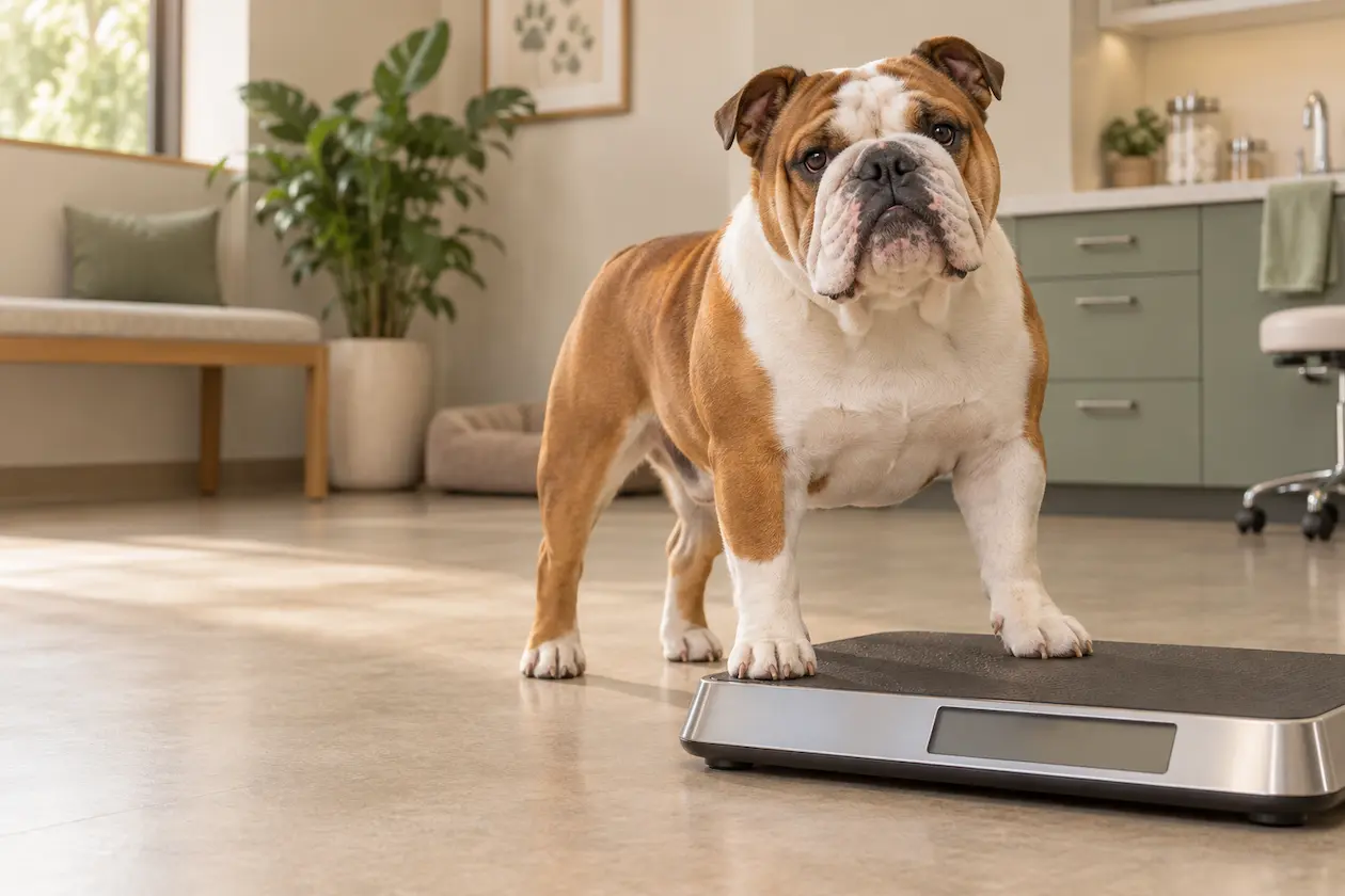 English Bulldog weight calculator
