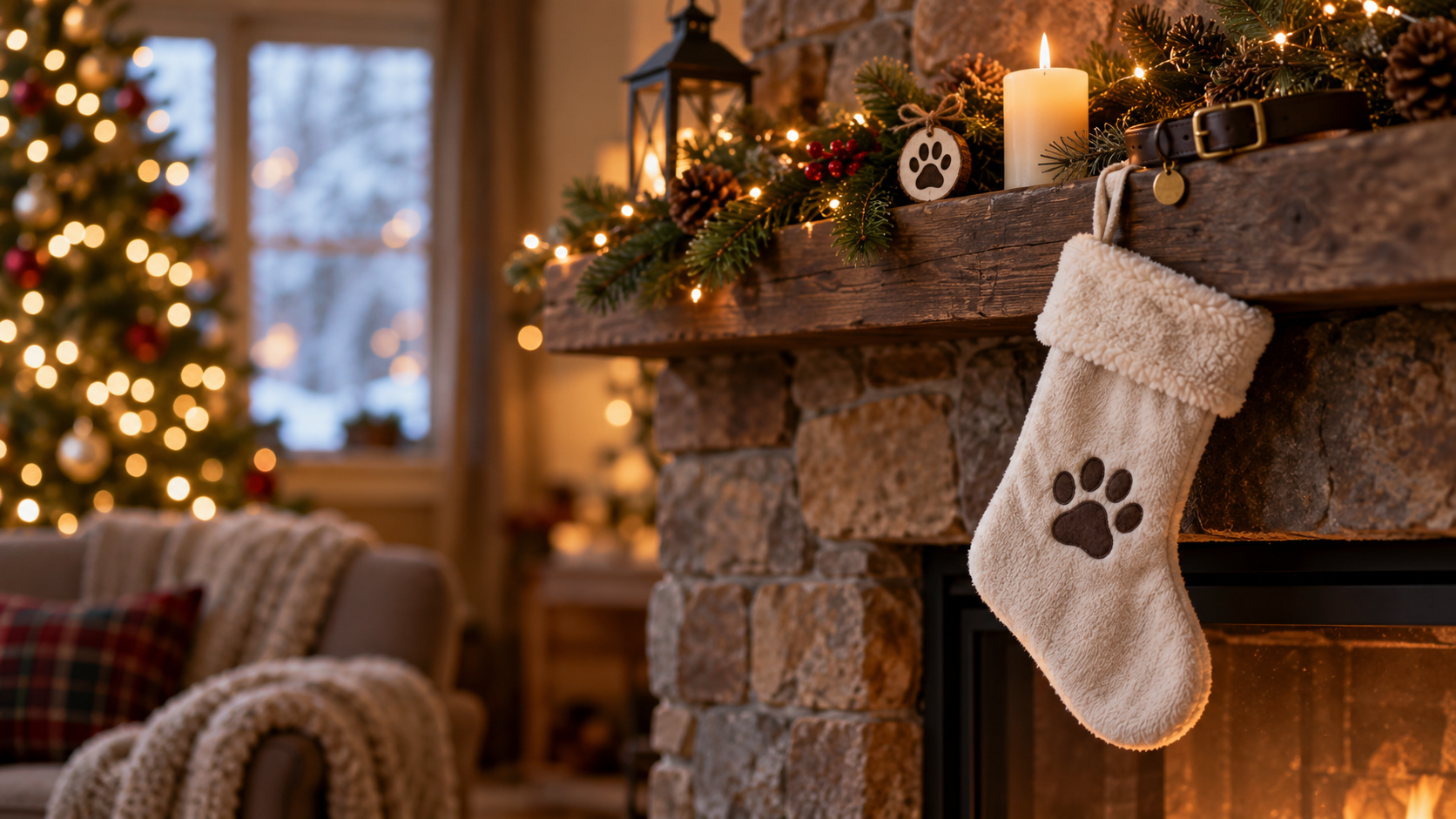 Gentle editorial scene for First Christmas Without Your Pet