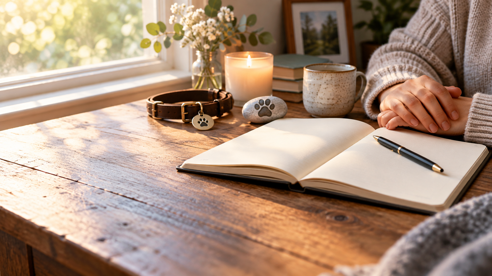 Gentle editorial scene for Coping With Guilt Afterward