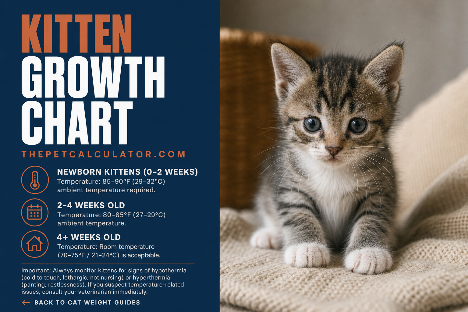 Kitten Growth Chart: From Newborn to Adulthood | Cat Weight Guide