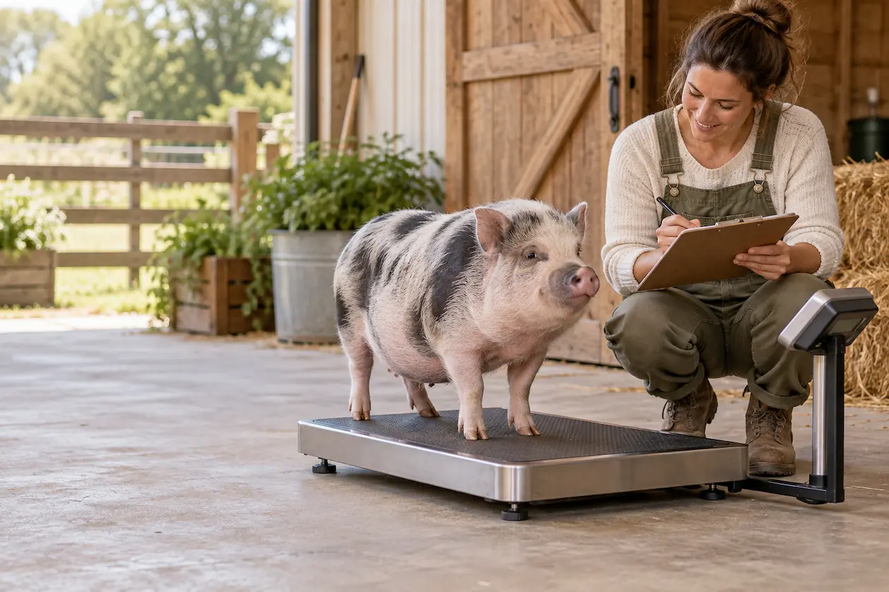 Mini pig weight calculator