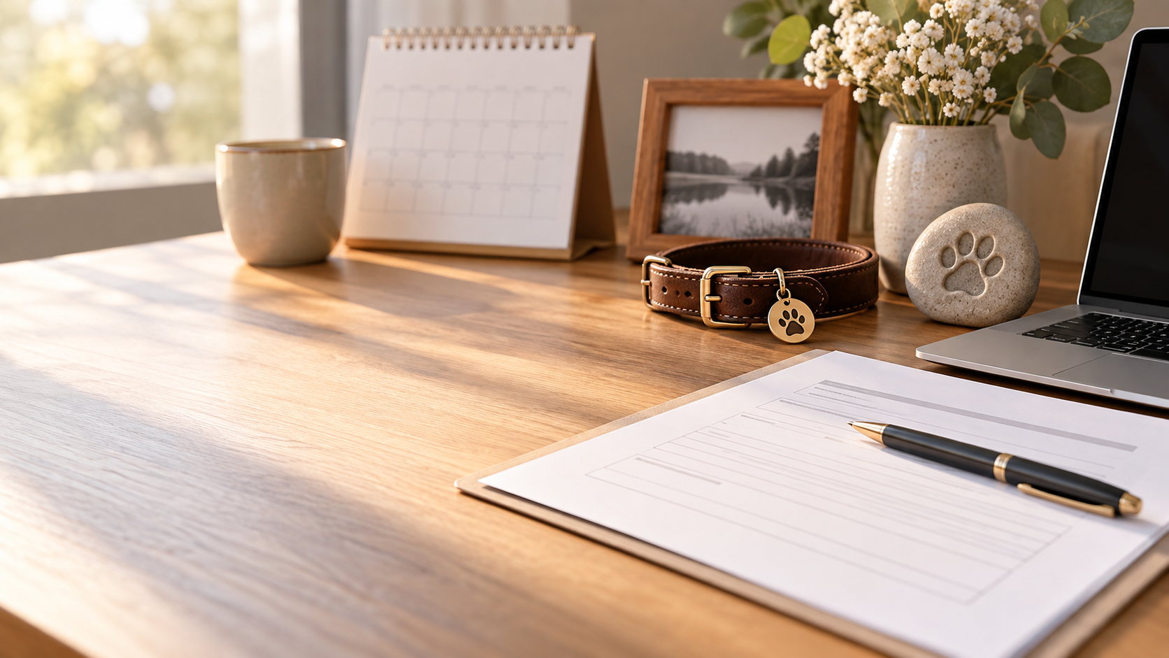 Gentle editorial scene for Pet Bereavement Leave: What to Know