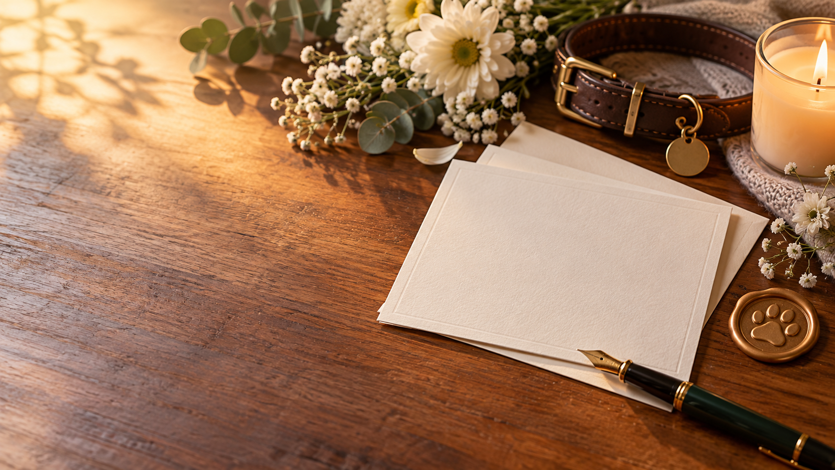Gentle editorial scene for Pet Memorial Quotes