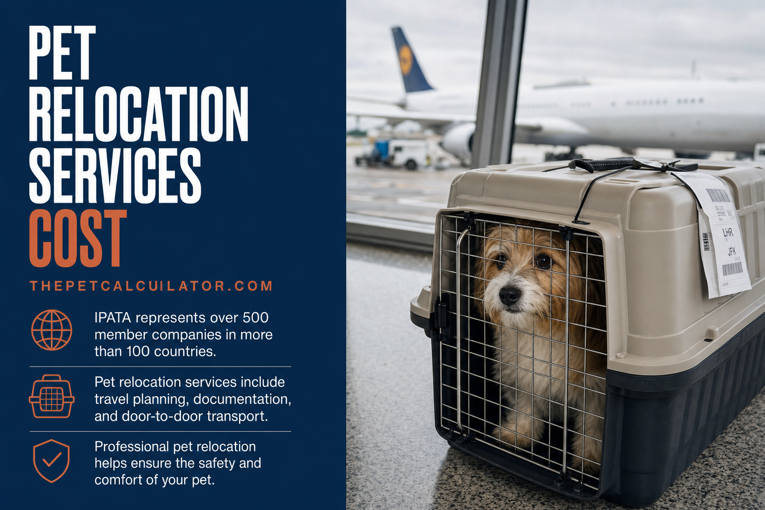 Pet Relocation Services Cost