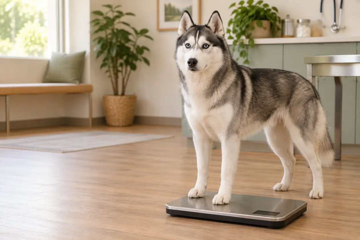 Siberian Husky weight calculator