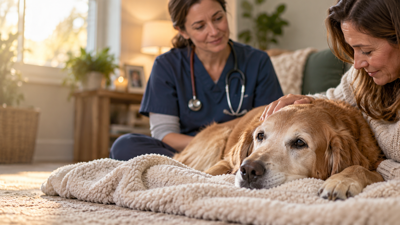 Gentle editorial scene for What to Expect During Euthanasia