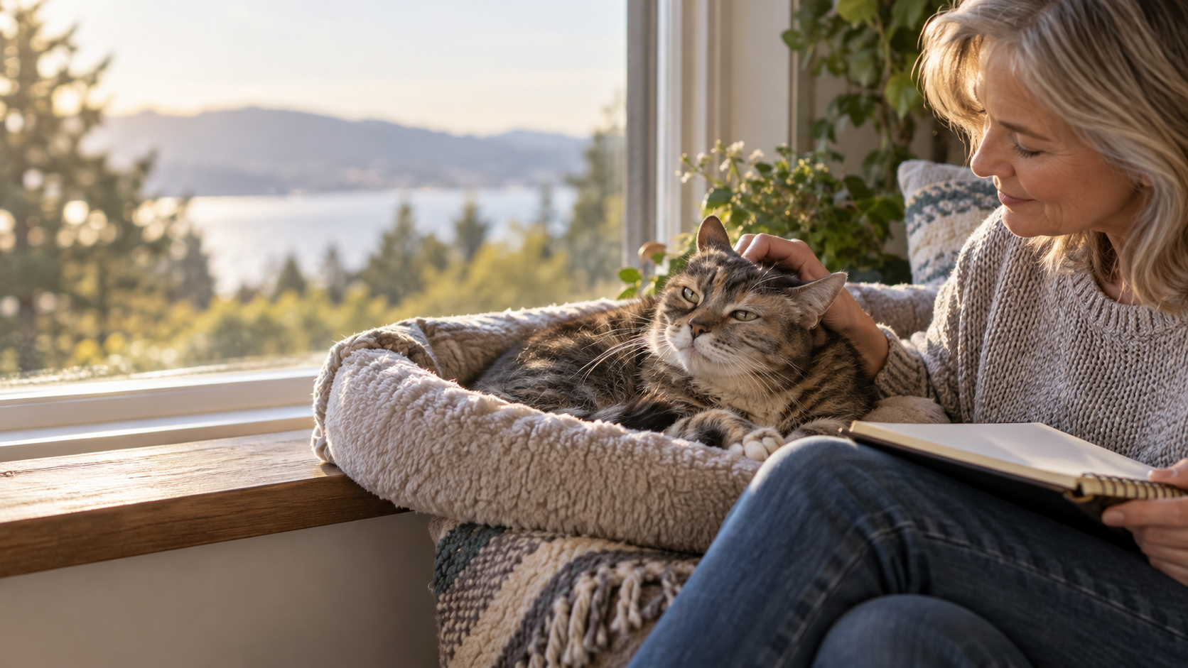 Gentle editorial scene for Knowing When It Is Time for a Cat
