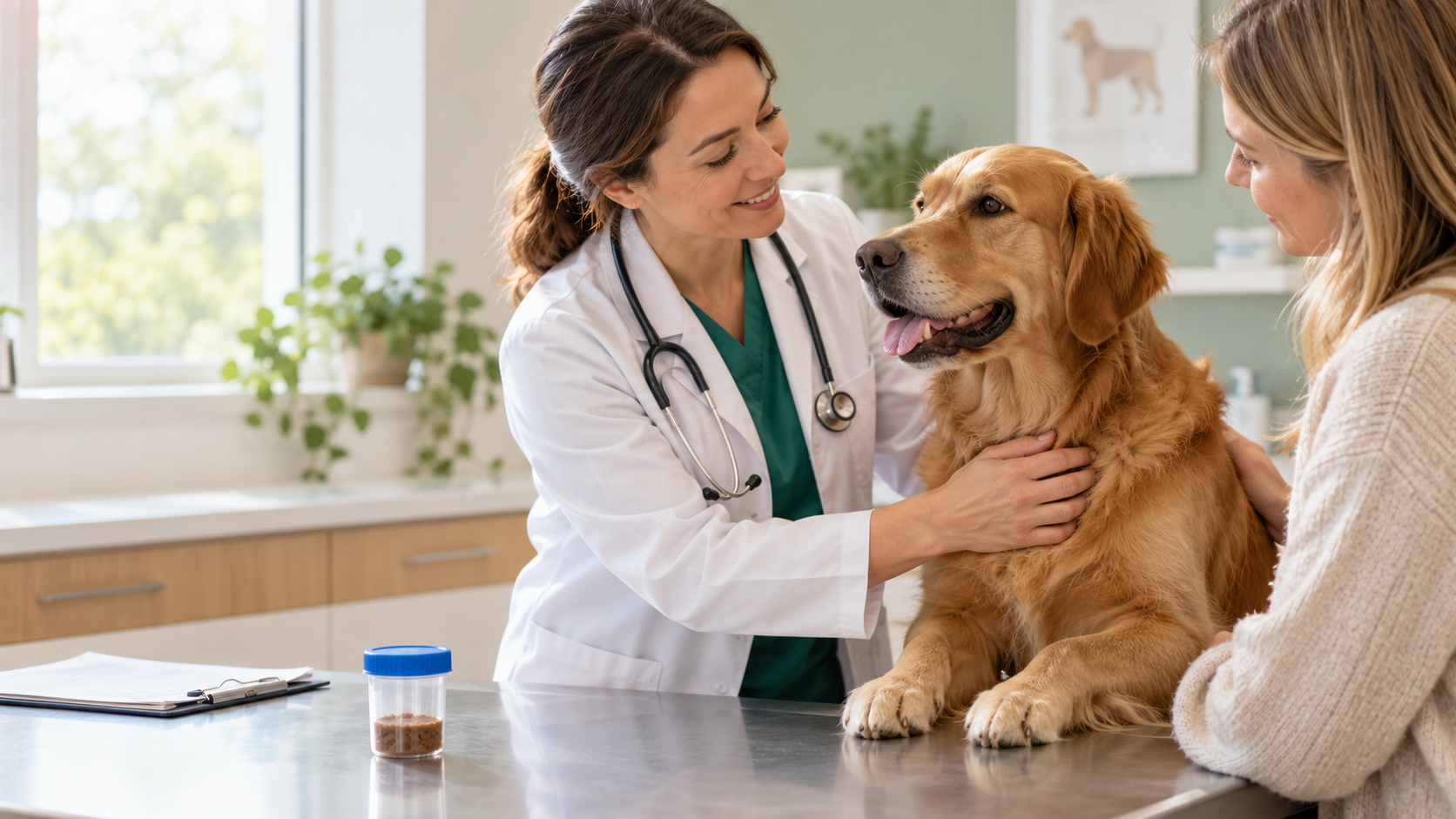 Pet-care scene illustrating Worms in Dogs